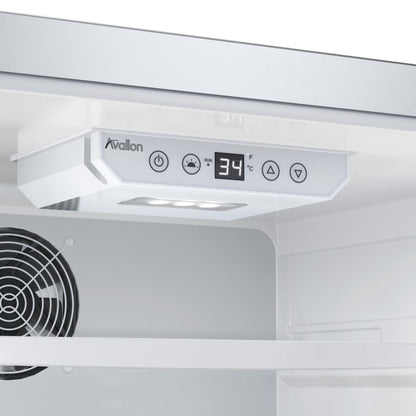 Avallon 24 Inch Wide 5.66 Cu. Ft. Built-In Compact Refrigerator with Right Hinge - AFR242SSRH - AFR242SSRH