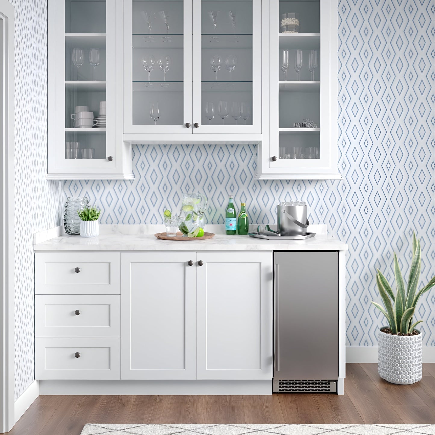 Avallon 15 Inch Wide 26 Lbs. Capacity Built-In and Free Standing Ice Maker with 56 Lbs. Daily Ice Production - AIMG151GSSIRH