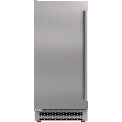 Avallon 15 Inch Wide 26 Lbs. Capacity Built-In and Free Standing Ice Maker with 56 Lbs. Daily Ice Production - AIMG151PSSILH