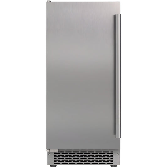 Avallon 15 Inch Wide 26 Lbs. Capacity Built-In and Free Standing Ice Maker with 56 Lbs. Daily Ice Production - AIMG151PSSILH