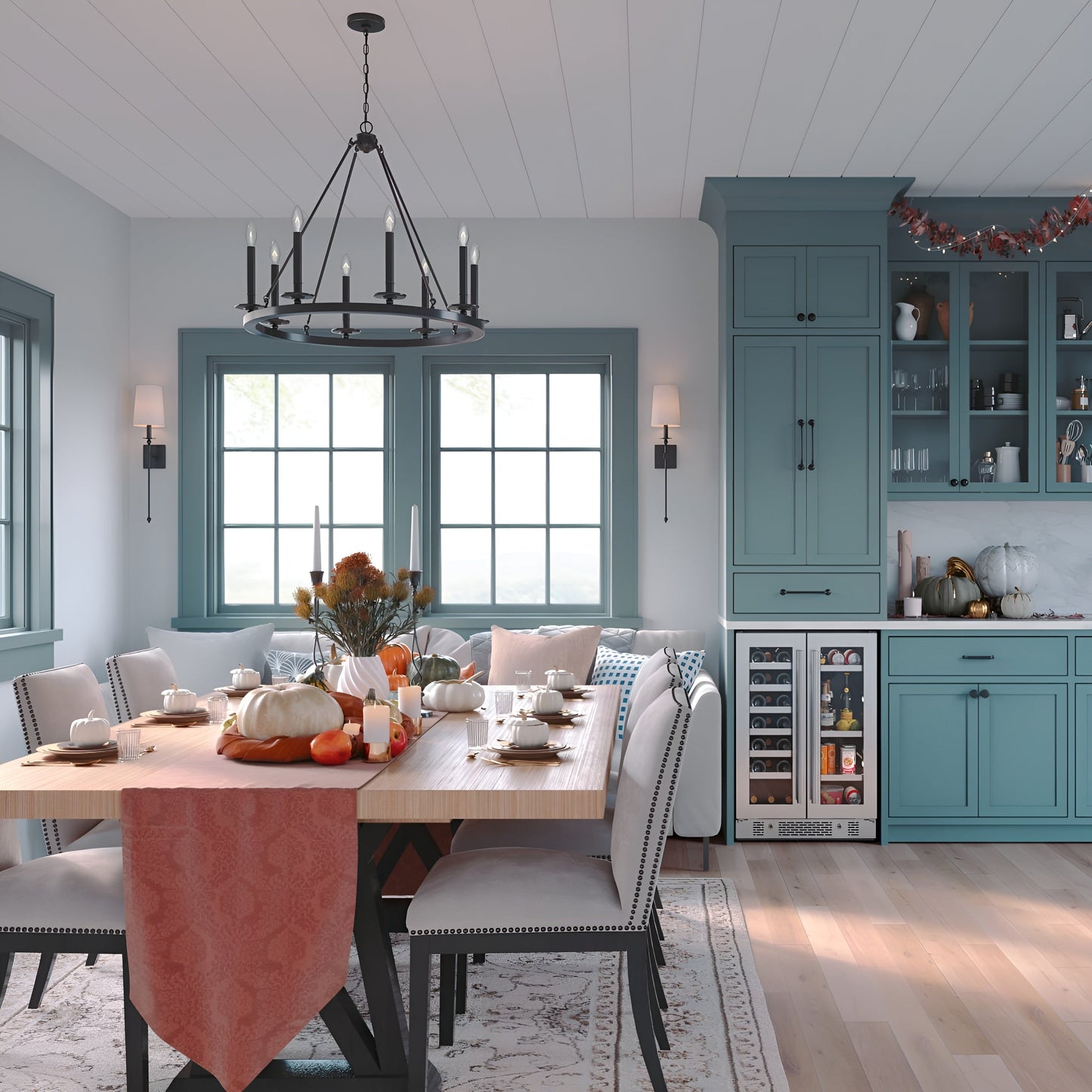 Avallon 24 Inch Wide 21 Bottle Capacity and 64 Can Capacity Beverage Center with LED Lighting and Double Pane Glass - AWBC242GGFDPRG