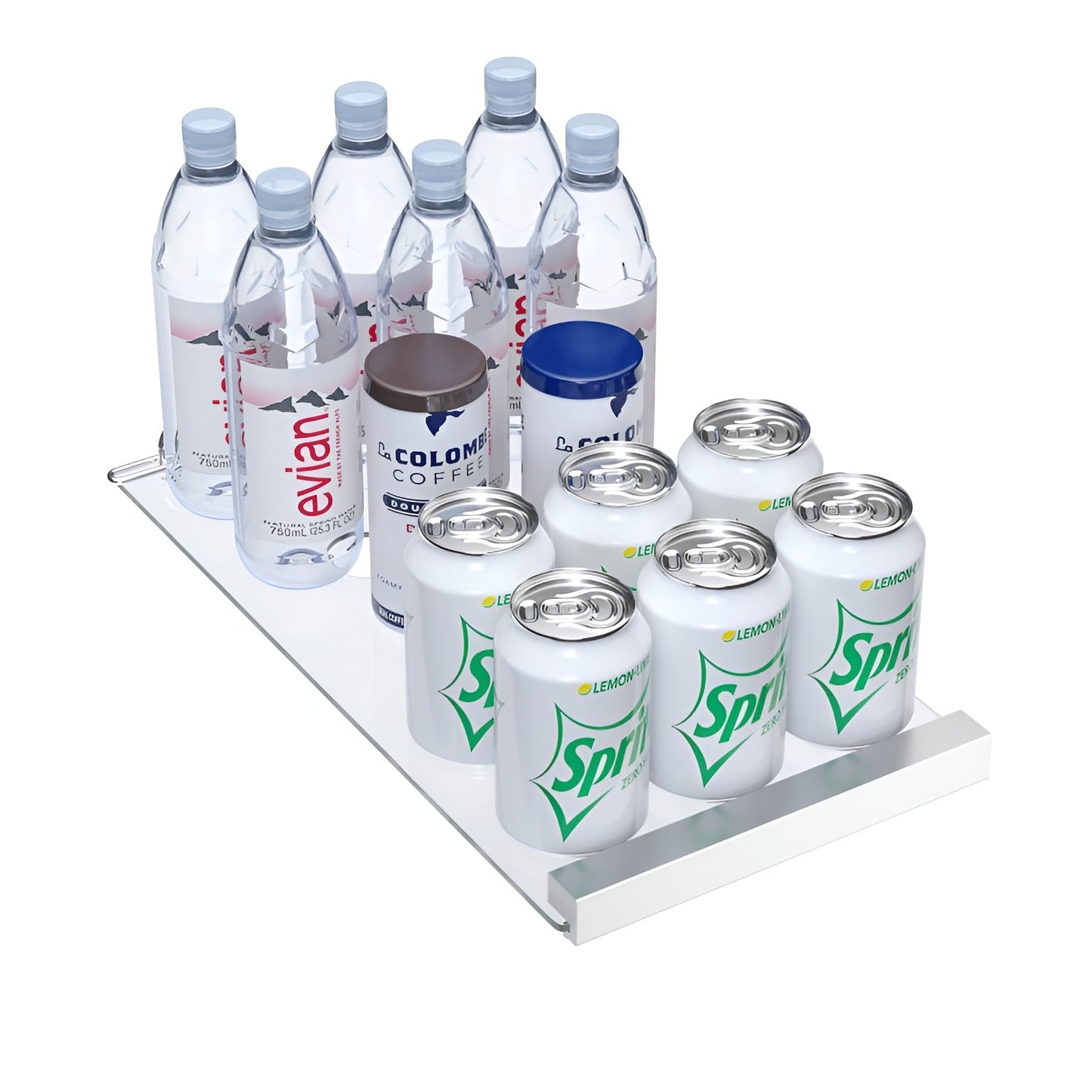 Avallon 24 Inch Wide 21 Bottle Capacity and 64 Can Capacity Beverage Center with LED Lighting and Double Pane Glass - AWBC242GGFD