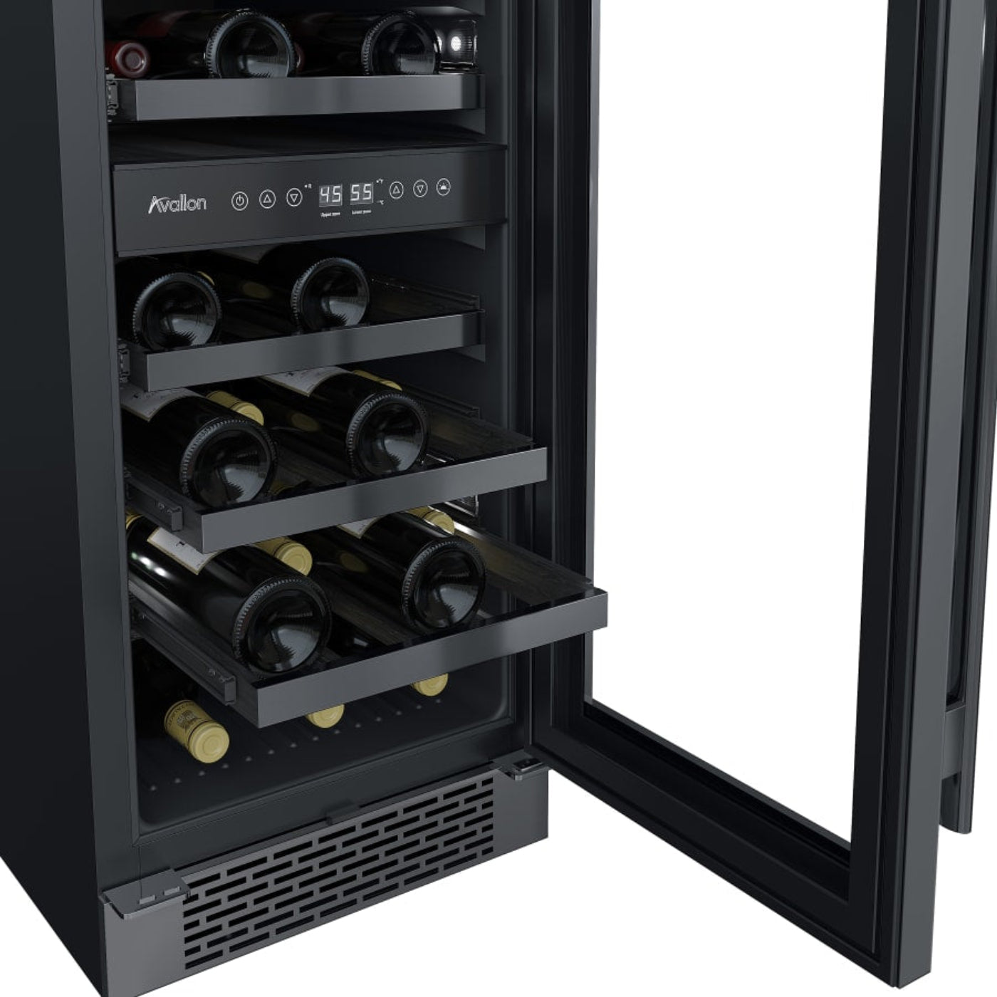 Avallon 15 Inch Wide 23 Bottle Capacity Built-In Wine Cooler - AWC152DBLSS - AWC152DBLSS