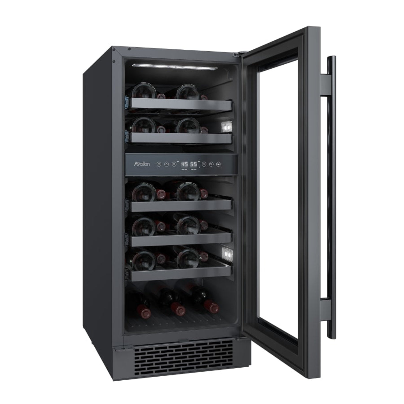 Avallon 15 Inch Wide 23 Bottle Capacity Built-In Wine Cooler - AWC152DBLSS - AWC152DBLSS