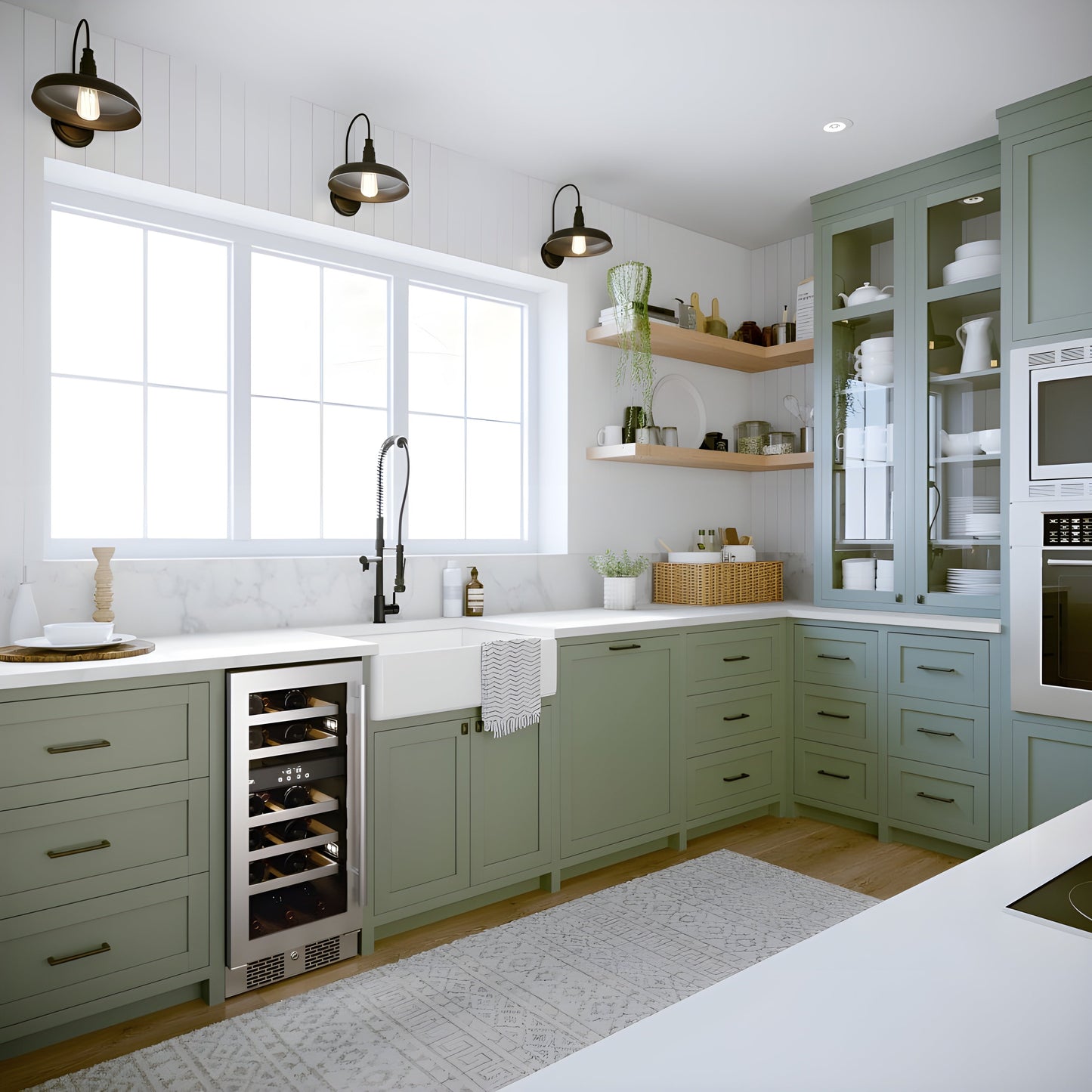 Avallon 15 Inch Wide 23 Bottle Capacity Dual Zone Wine Cooler with Left Swing Door - AWC152DZLH