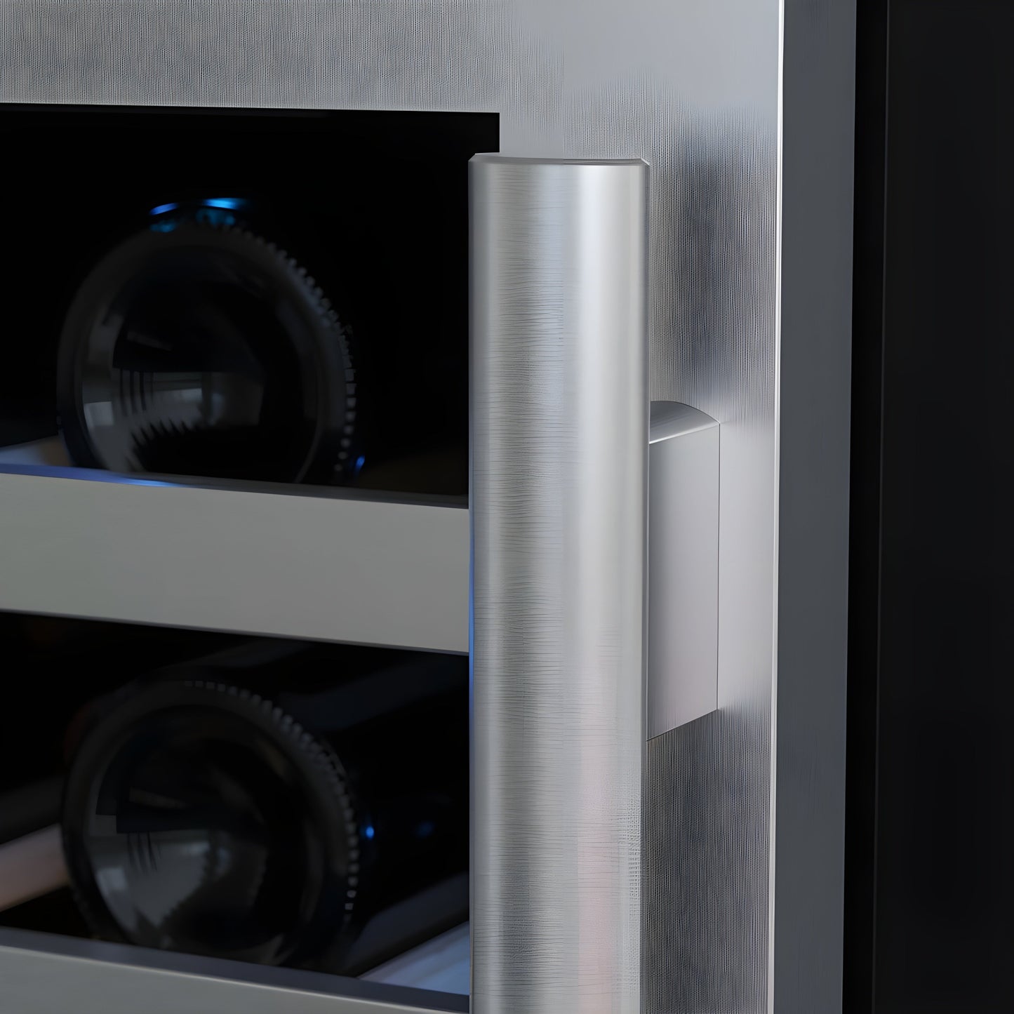 Avallon 24 Inch Wide 45 Bottle Capacity Dual Zone Wine Cooler with Left Swing Door - AWC242DZLH