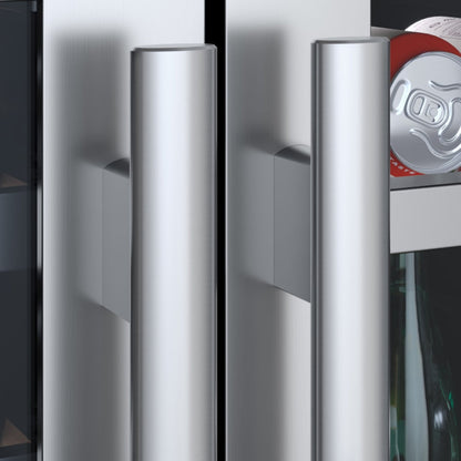 Avallon 24 Inch Wide 42 Bottle Capacity French Door Wine Cooler with LED Lighting - AWC242FD