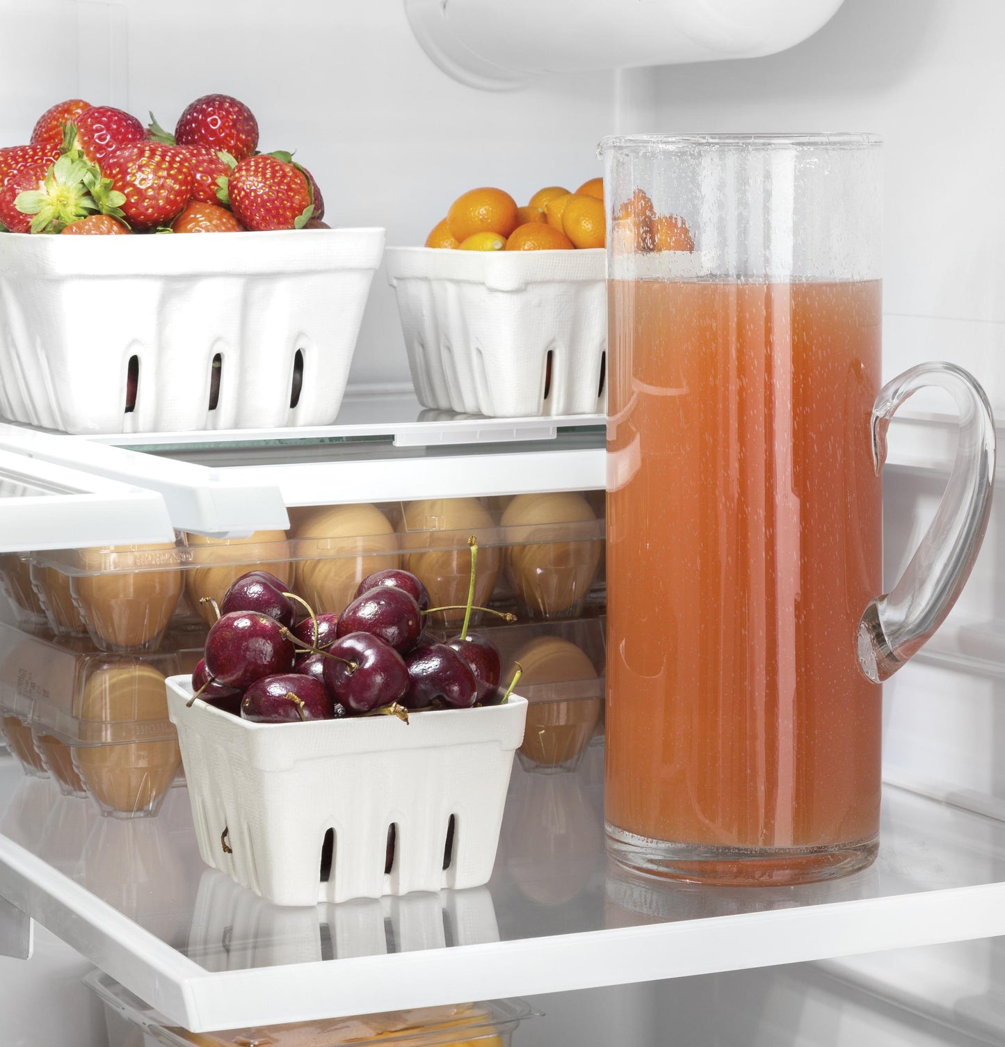 GE APPLIANCES GWE22JYMFS GE(R) ENERGY STAR(R) 21.9 Cu. Ft. Fingerprint Resistant Counter-Depth French-Door Refrigerator - GWE22JYMFS-KT