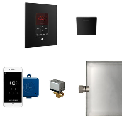 MSBUTLER1SQ-MB - Butler Steam Generator Control Kit / Package - Square - Matte Black -  MSBUTLER1SQ-MB