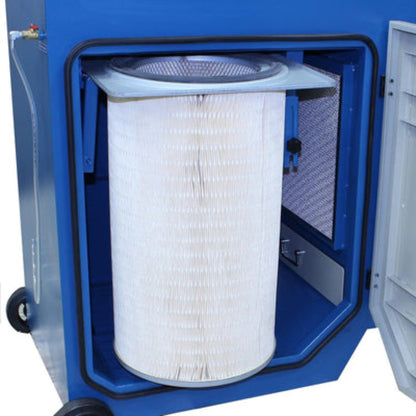 U.S Industrial Baileigh FE-1200; 110V 1.5HP Weld Fume Extractor 1110 CFM w/ 8" x 10' Round Hood Arm, Air Pulse Clean & HEPA Filter