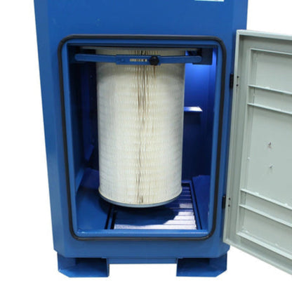 U.S Industrial Baileigh MDC-1200-HD; 110V 1Phase 1.5HP Metal Dust Collector, Air Pulse Clean w/ HEPA Filter, 6" Port