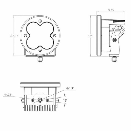 Baja Designs XL-R Racer Edition LED Light Pods (Pair) - 697802
