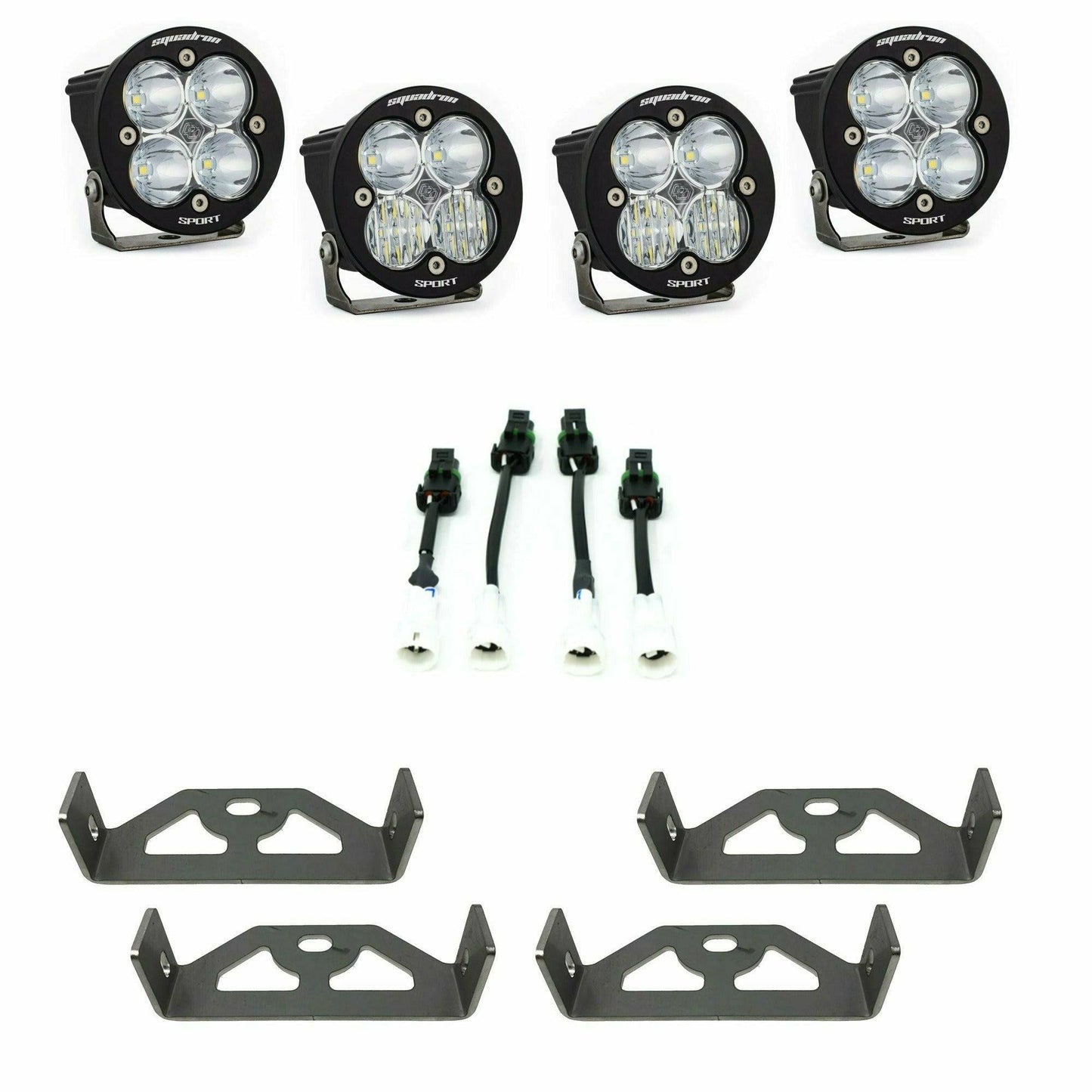 Baja Designs Yamaha YXZ Squadron-R Sport Headlight Kit - 447009