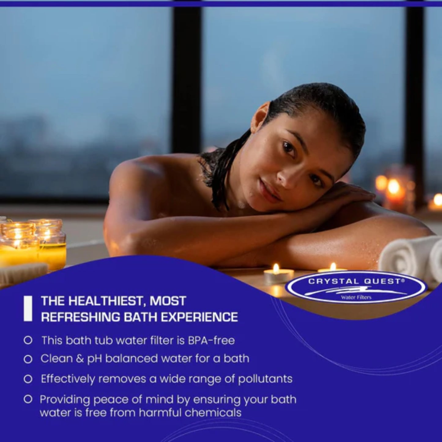 Crystal Quest Bath Ball Filter