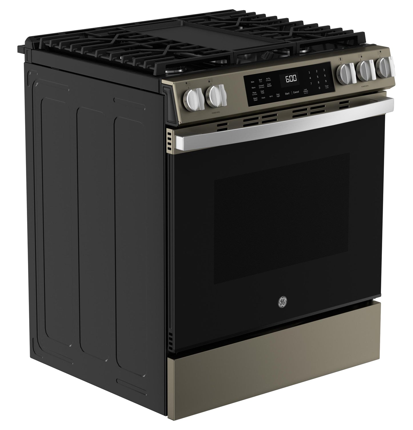 GE APPLIANCES GGS600AVES GE(R) 30" Slide-In Front-Control Convection Gas Range with No Preheat Air Fry and EasyWash(TM) Oven Tray - GGS600AVES-KT