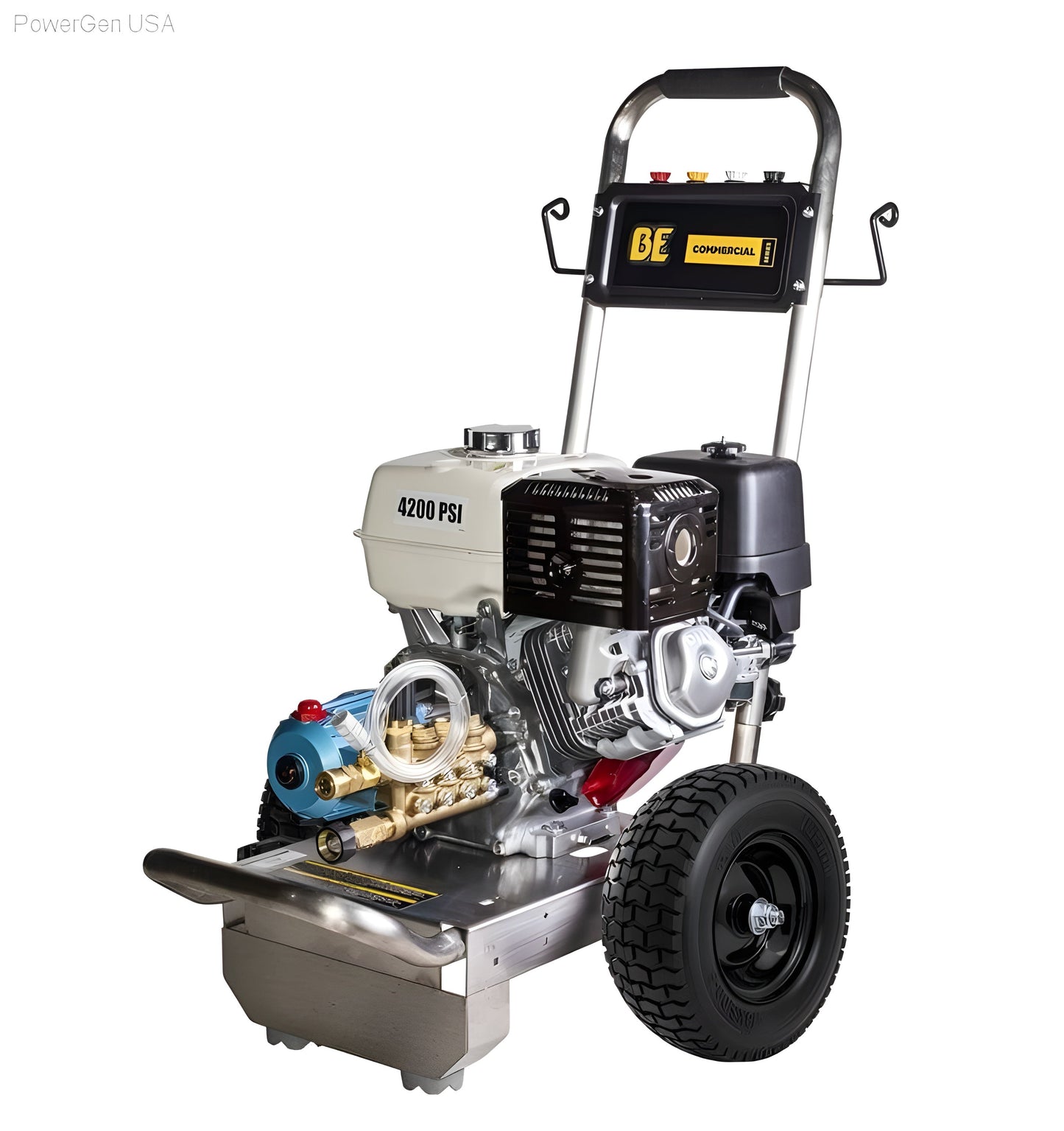 BE Power 4200 PSI  3.9 GPM Gas Pressure Washer with Honda GX390 Engine and CAT Triplex Pump - PowerGen USA - B4213HSJ