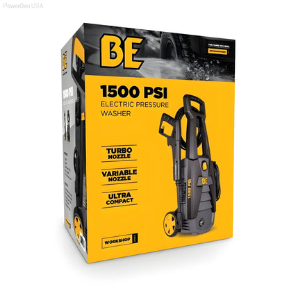 BE Power Equipment 1500 Psi Electric Pressure Washer - PowerGen USA - P1415EN