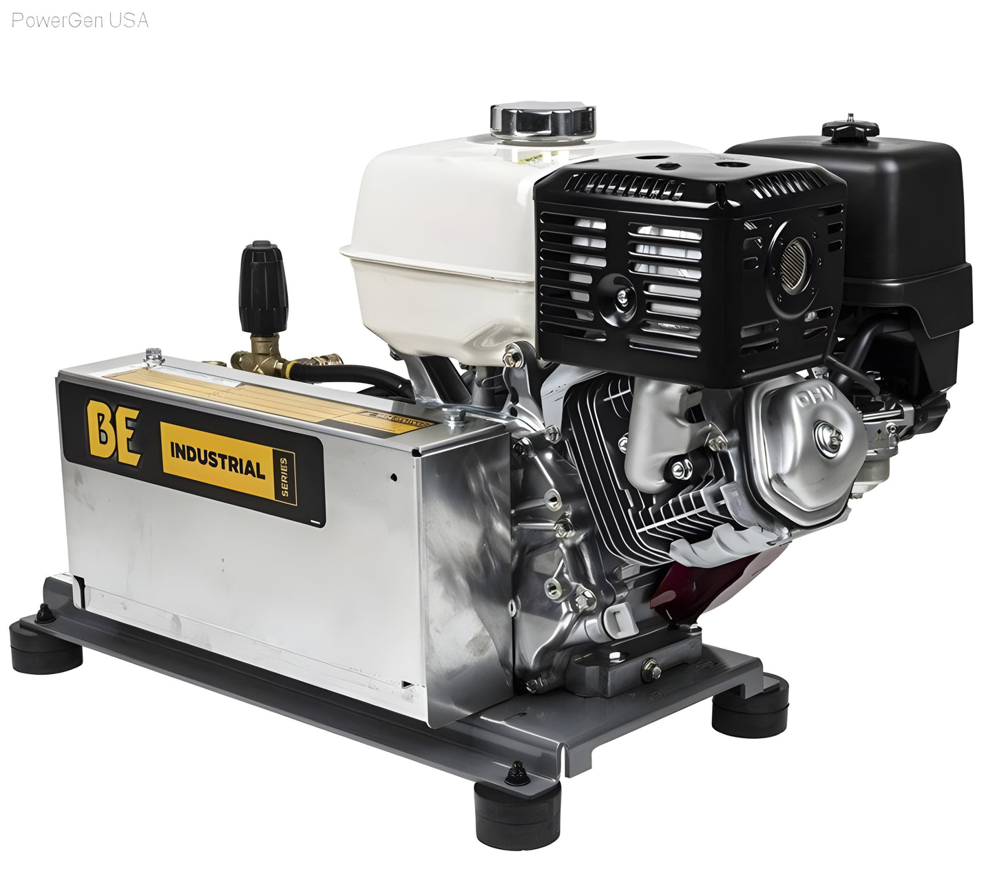 BE Power Equipment 4000 PSI 4.0 GPM Gas Pressure Washer with Honda GX390 Engine and General Triplex Pump - PowerGen USA - B4013HTBG