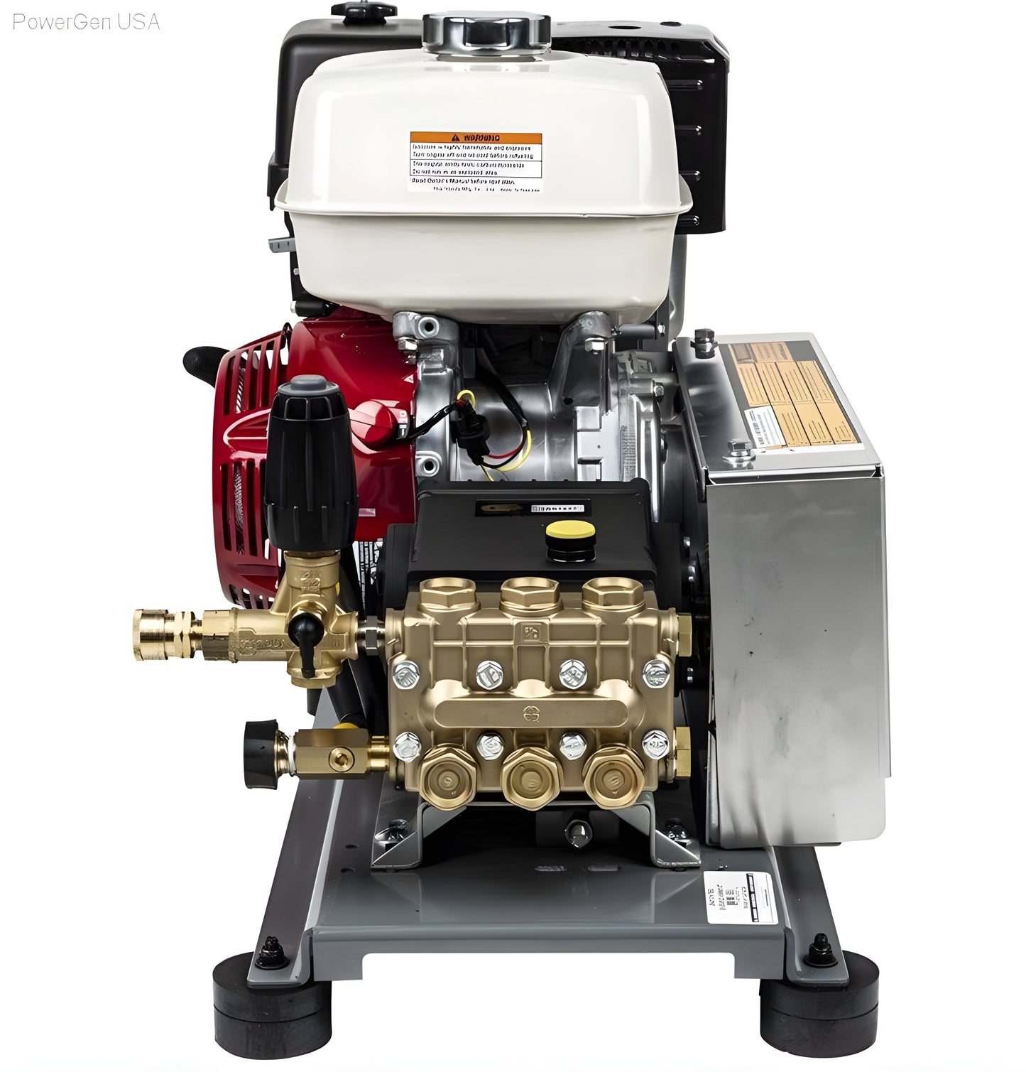 BE Power Equipment 4000 PSI 4.0 GPM Gas Pressure Washer with Honda GX390 Engine and General Triplex Pump - PowerGen USA - B4013HTBG