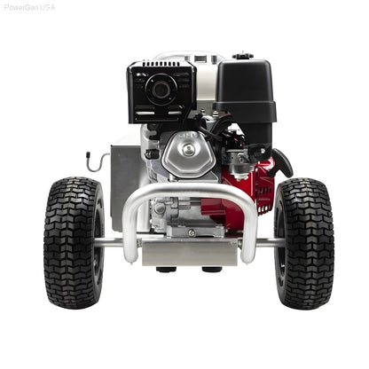 BE Power Equipment 3000 Psi 5.0 GPM Honda GX390 Engine Gas Belt Drive Pressure Washer - PowerGen USA - B3013HABC