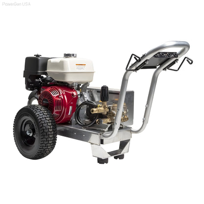 BE Power Equipment 3000 Psi 5.0 GPM Honda GX390 Engine Gas Belt Drive Pressure Washer - PowerGen USA - B3013HABC