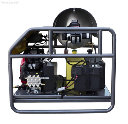 BE Power Equipment 3500 PSI  5.6 GPM Hot Water Pressure Washer Honda GX690 Engine and General Triplex Pump - PowerGen USA - HW3524HG12V