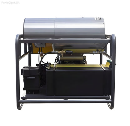 BE Power Equipment 3500 PSI  5.6 GPM Hot Water Pressure Washer Honda GX690 Engine and General Triplex Pump - PowerGen USA - HW3524HG12V