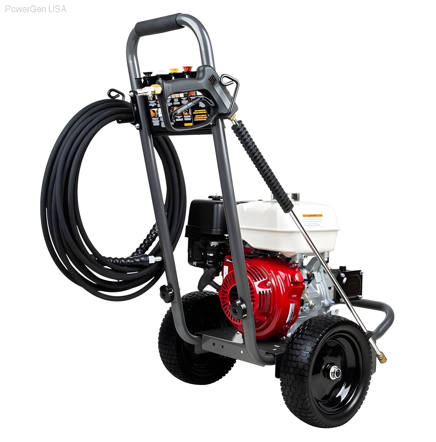 BE Power Equipment 3800 PSI 3.5 GPM Gas Pressure Washer with Honda GX270 Engine and AR Triplex Pump - PowerGen USA - B389HA