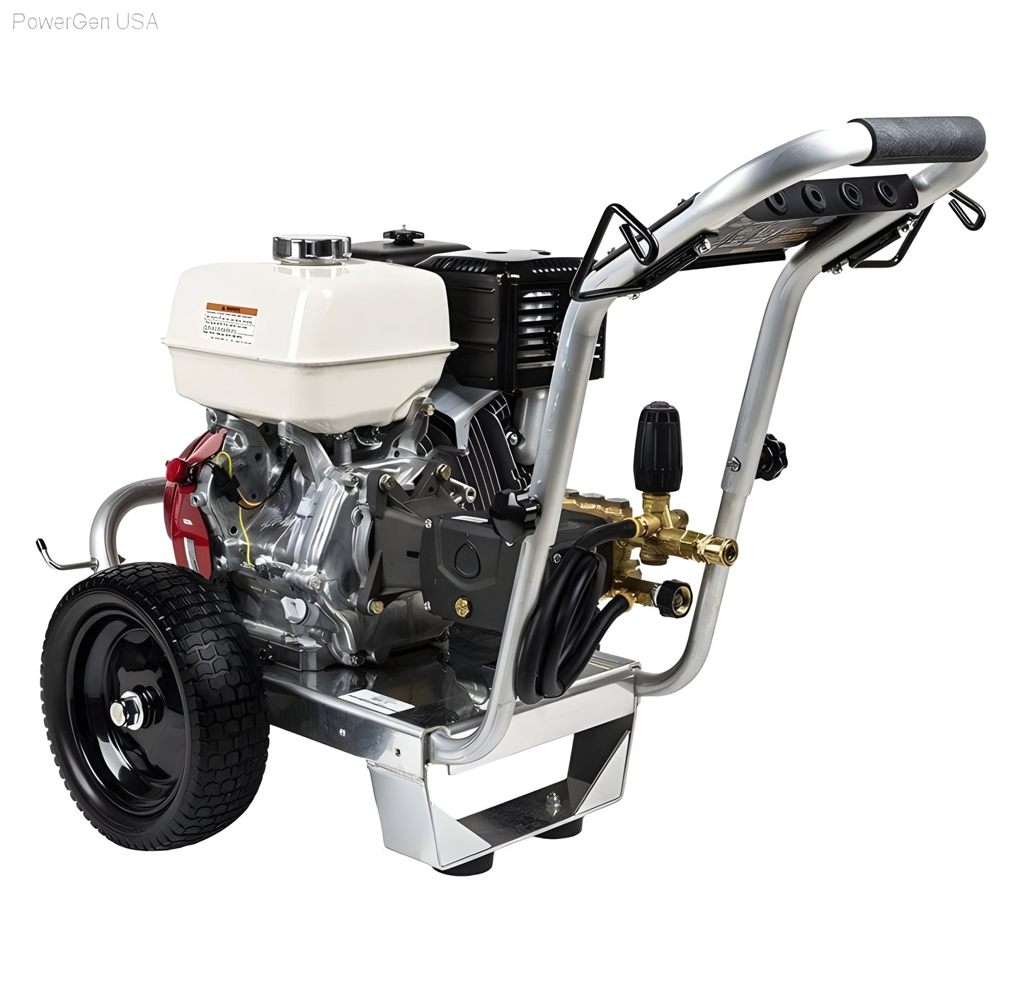 BE Power Equipment 4000 PSI 4.0 GPM Gas Pressure Washer with Honda GX390 Engine and AR Triplex Pump - PowerGen USA - B4013HAAS