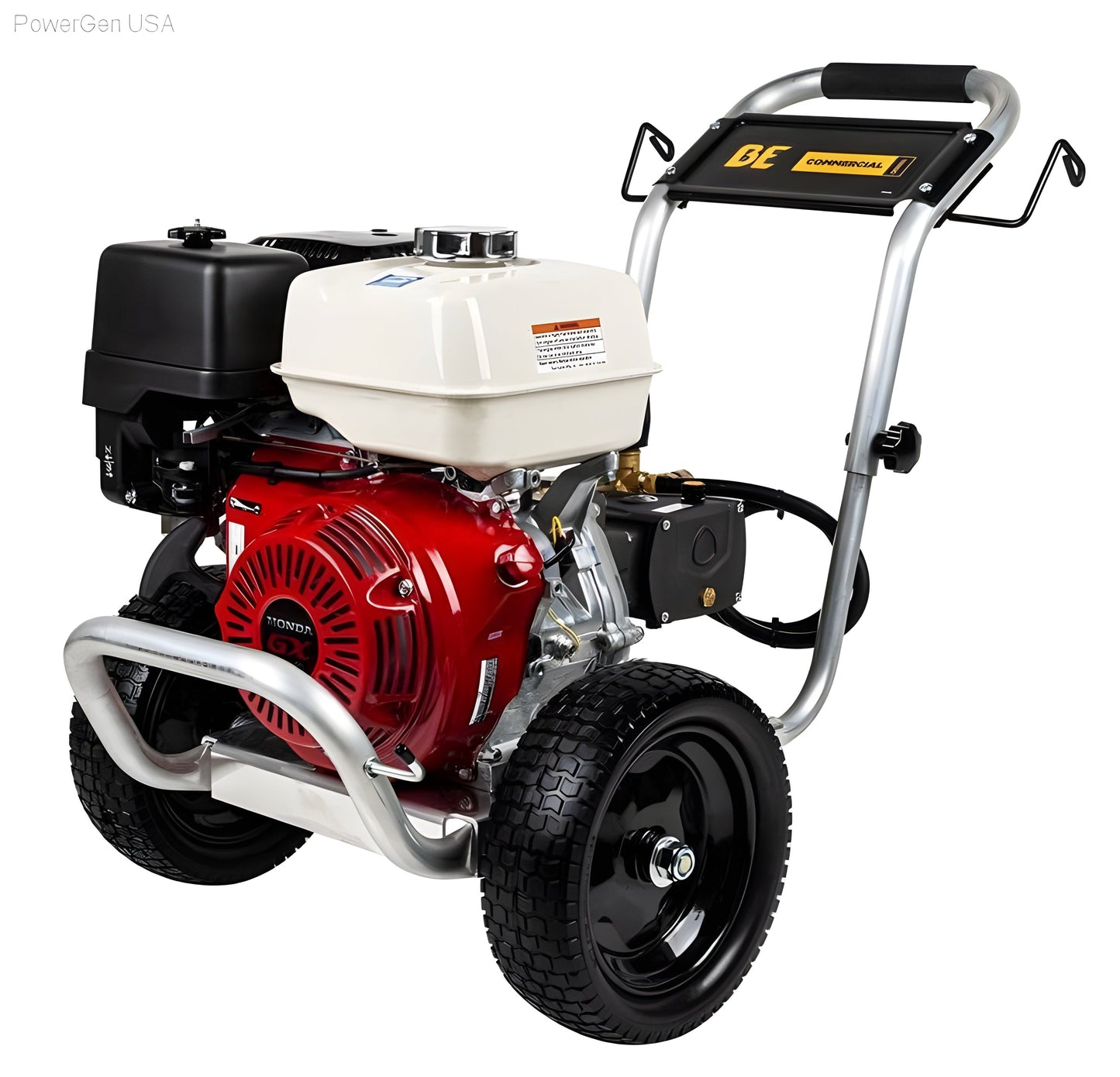 BE Power Equipment 4000 PSI 4.0 GPM Gas Pressure Washer with Honda GX390 Engine and General Triplex Pump - PowerGen USA - B4013HGS