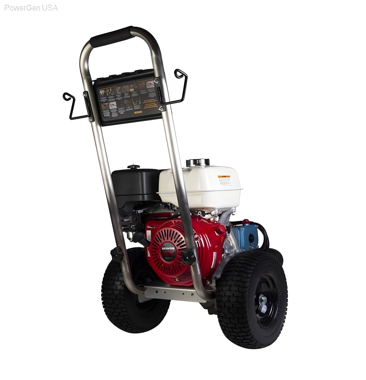 BE Power Equipment 4000 PSI 4.0 GPM Gas Pressure Washer with Honda GX390 Engine and CAT Triplex Pump - PowerGen USA - PE-4013HWPSCAT