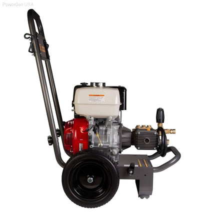 BE Power Equipment 4000 PSI 4.0 GPM Gas Pressure Washer with Honda GX390 Engine and Comet Triplex Pump - PowerGen USA - B4013HCS