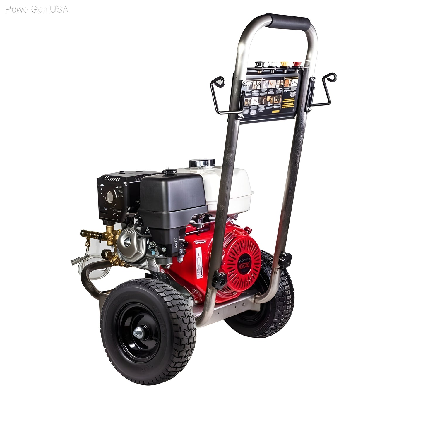 Be Power Equipment 4000 PSI 4.0 GPM Gas Pressure Washer with Honda GX390 Engine and Comet Triplex Pump - PowerGen USA - PE-4013HWPSCOMZ