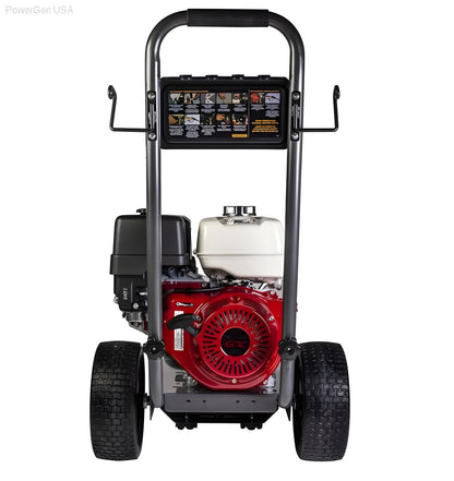 BE Power Equipment 4000 PSI 4.0 GPM Gas Pressure Washer with Honda GX390 Engine and General Triplex Pump - PowerGen USA - B4013HGS