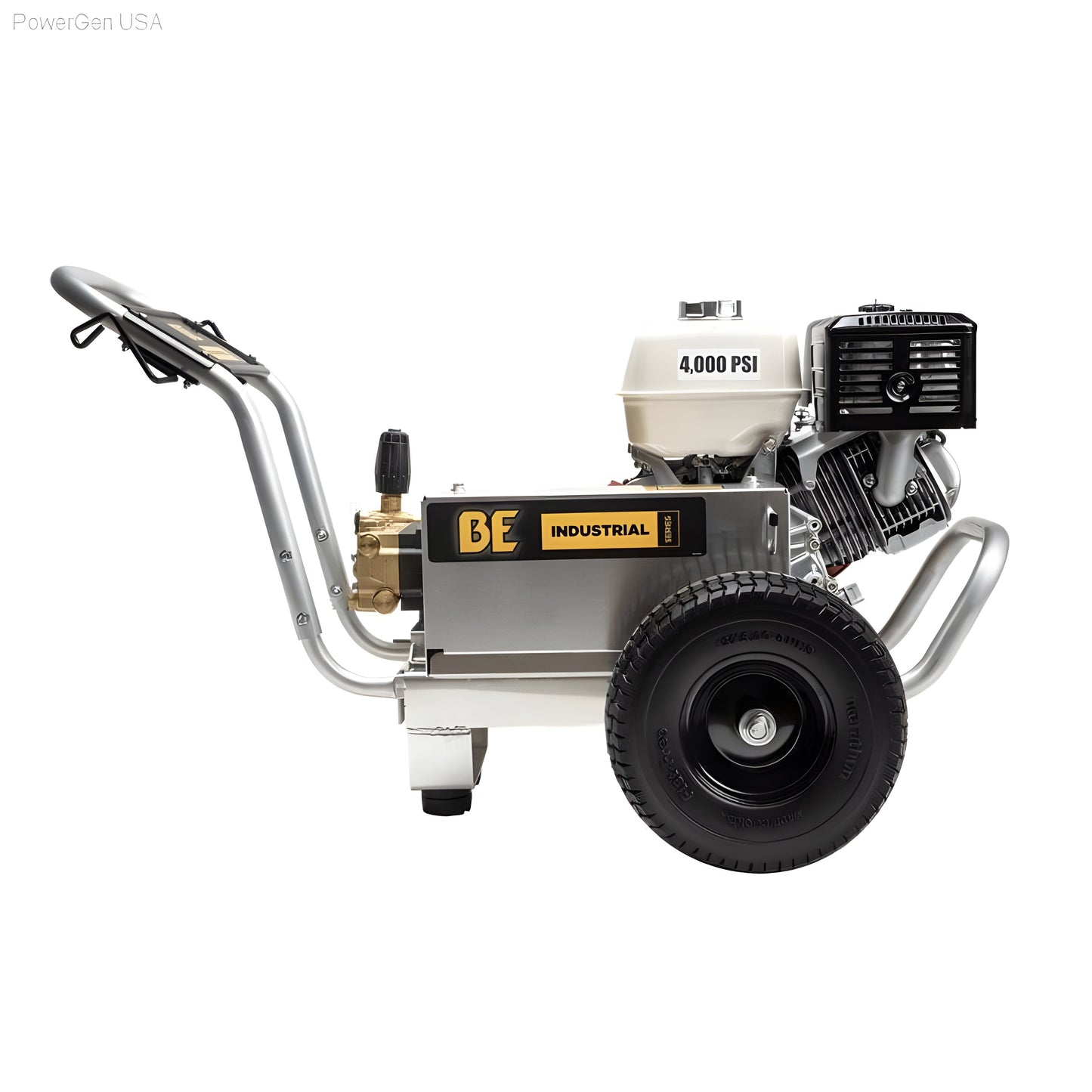 BE Power Equipment 4000 Psi 4.0 GPM Honda GX390 Engine Gas Belt Drive Pressure Washer - PowerGen USA - B4013HABG