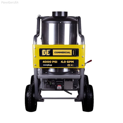 BE Power Equipment 420cc 4000 Psi Hot water Pressure Washer - PowerGen USA - HW4015RA