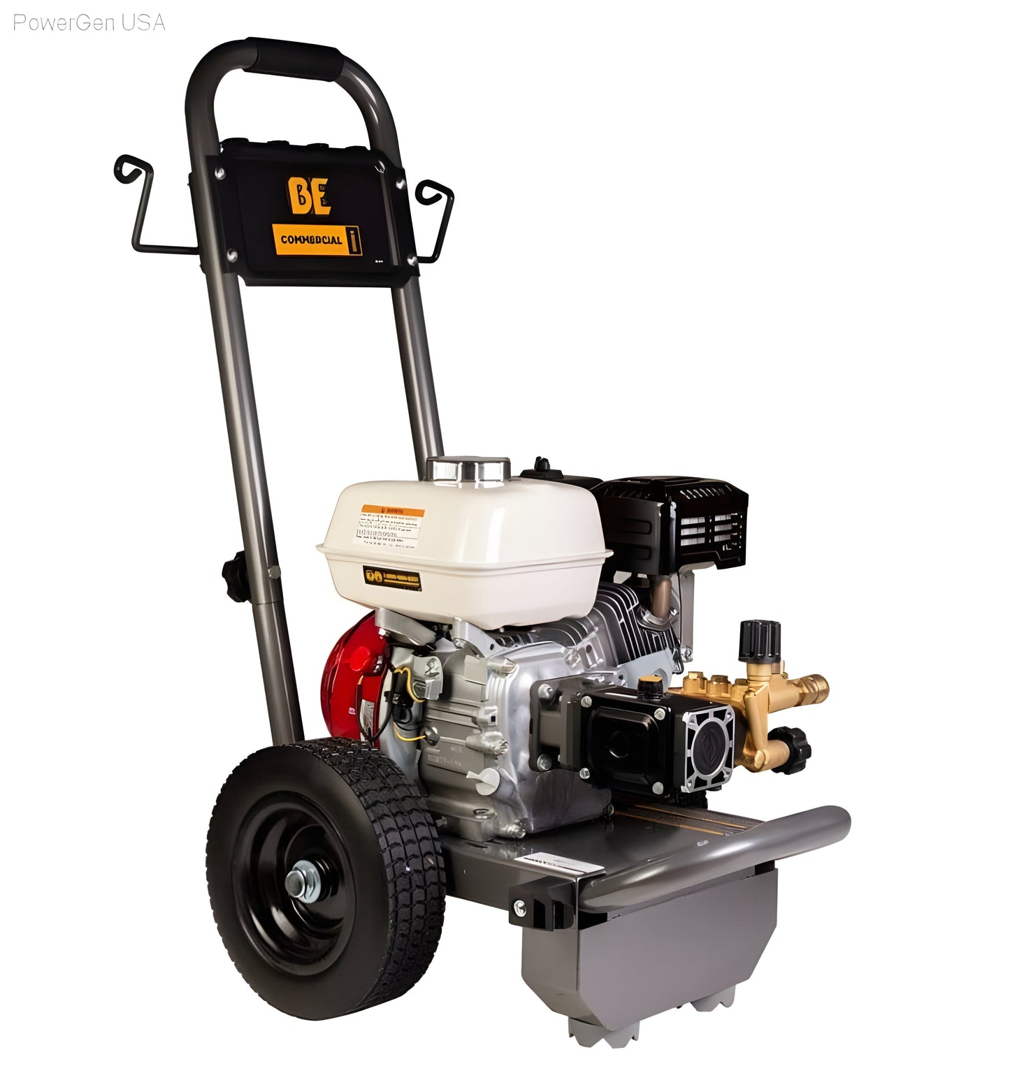 BE Power Equipment Commercial Series 3200 Psi 2.8 GPM 200cc Honda GX200 Engine Gas Pressure Washer - PowerGen USA - B3265HA