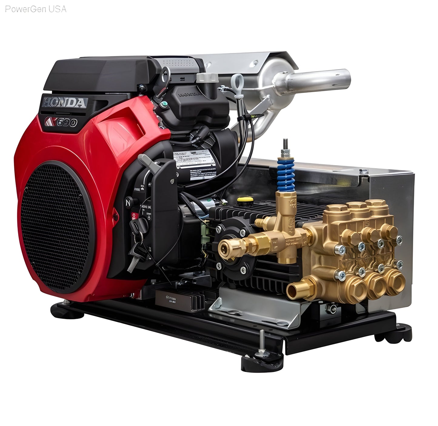 BE Power Equipment Truck Mounted Pressure Washer Honda Engine 3500 Psi 8 gpm - PowerGen USA - B3524HTBG