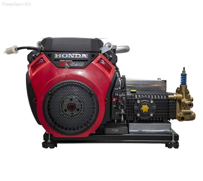 BE Power Equipment Truck Mounted Pressure Washer Honda Engine 3500 Psi 8 gpm - PowerGen USA - B3524HTBG