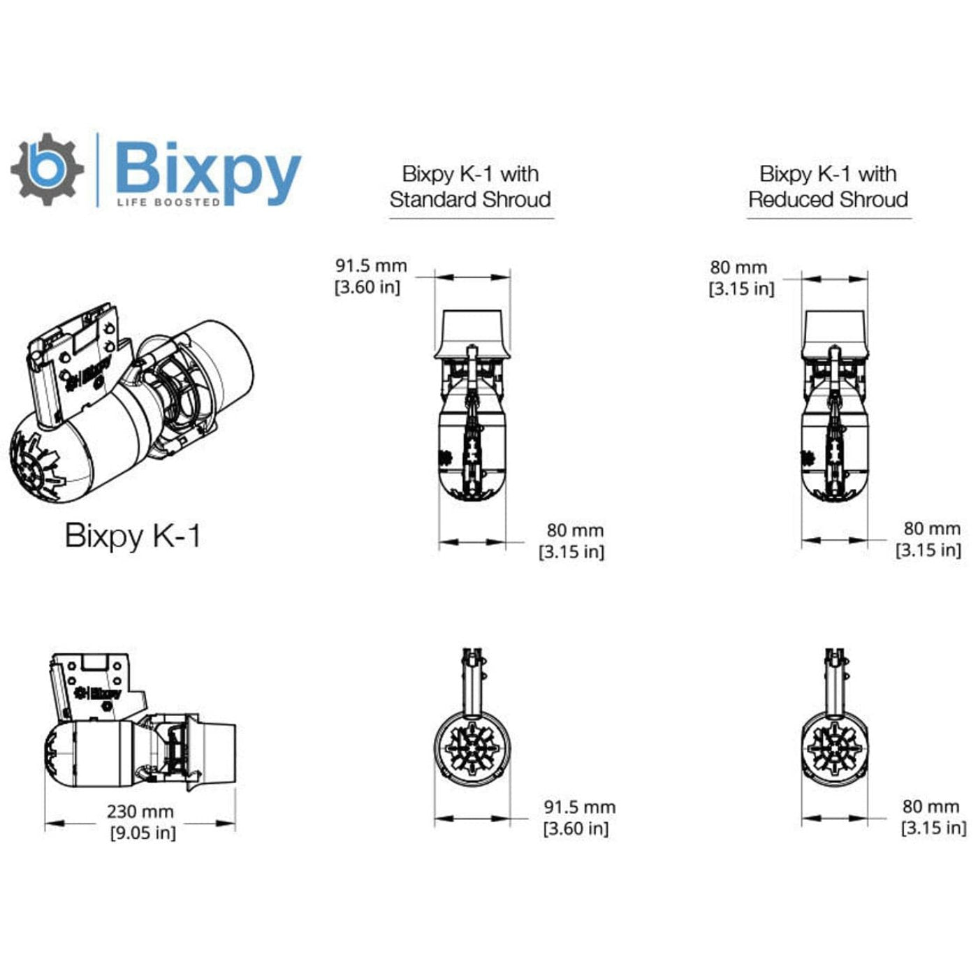 Bixpy K-1 Motor - MT-K11-3002 - Backyard Provider