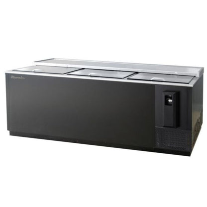 Blue Air BBC-80B-HC | 81" Wide Horizontal Slide Top Bottle Cooler - BBC-80B-HC