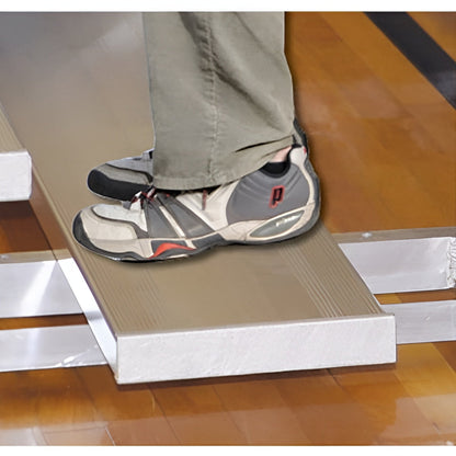 Bleacher - 21 ft. (2 Row - Single Foot Plank) - Tip & Roll - BLCH-221TRG