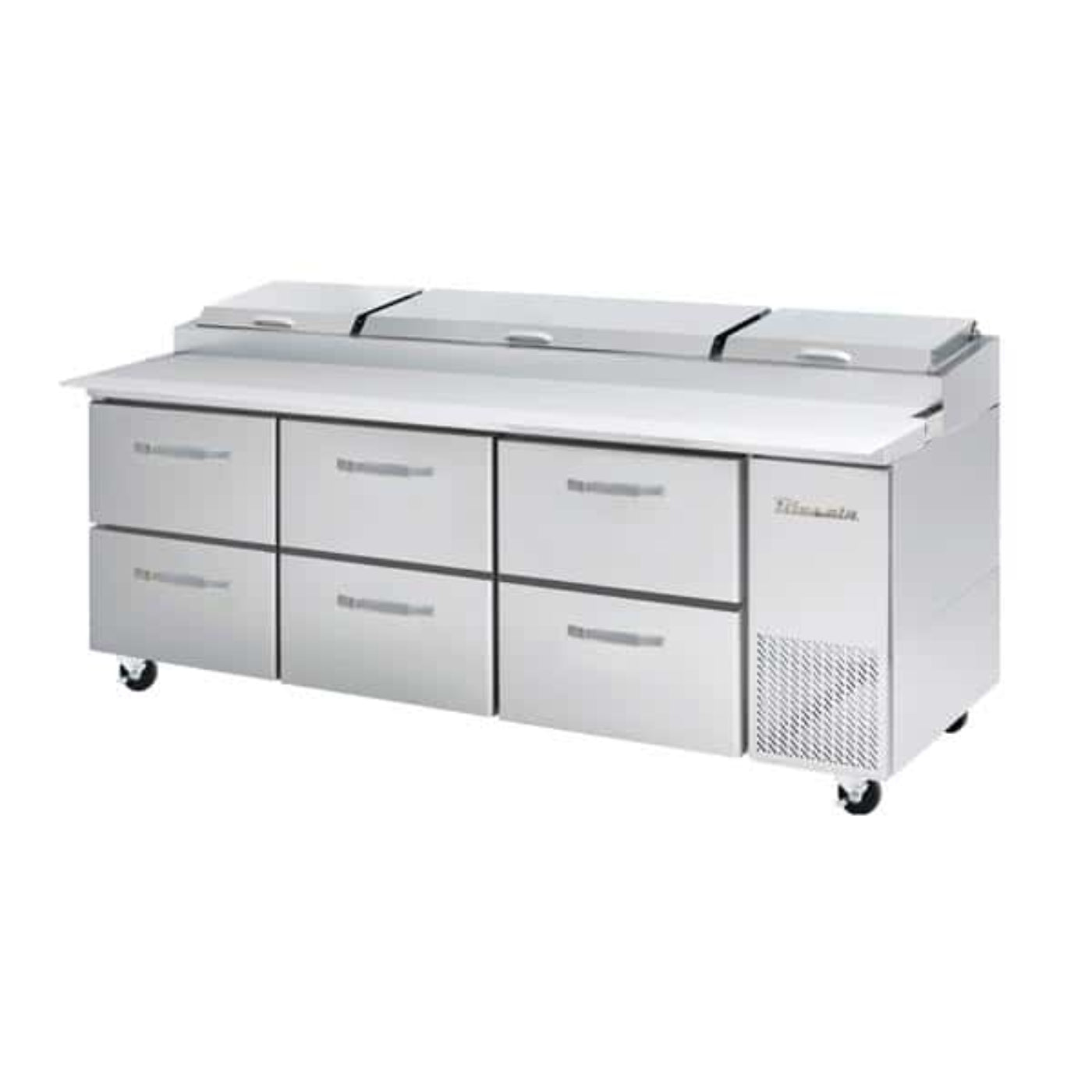 Blue Air BAPP67-D4-HC | 67" Wide 4 Drawer Pizza Prep Table - BAPP67-D4-HC