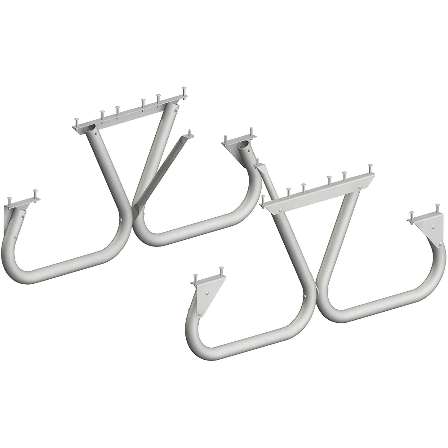 Pilot Rock 6 Pack 6'/8' Outdoor Steel Non Tip Picnic Table Leg Kits (Frame Only) - 415922