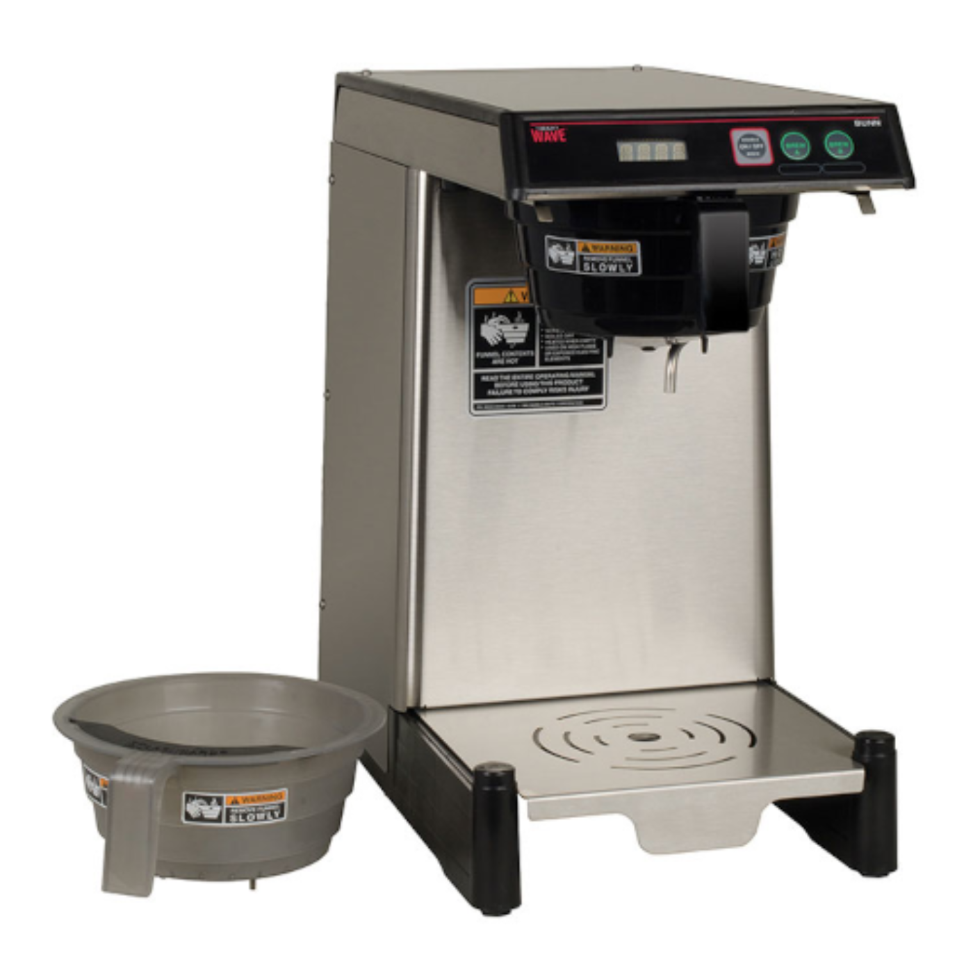 Bunn 39900.0020 WAVE COMBO SmartWave Low Profile Wide Base Coffee/Tea Brewer - BU399000020
