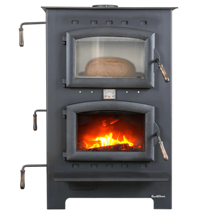 Buck Stove Homesteader Wood Burning Cook Stove 1,800 sq. ft. 28,901 BTU Black New - FP-HOMESTEADER