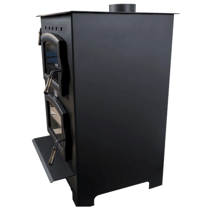 Buck Stove Homesteader Wood Burning Cook Stove 1,800 sq. ft. 28,901 BTU Black New - FP-HOMESTEADER