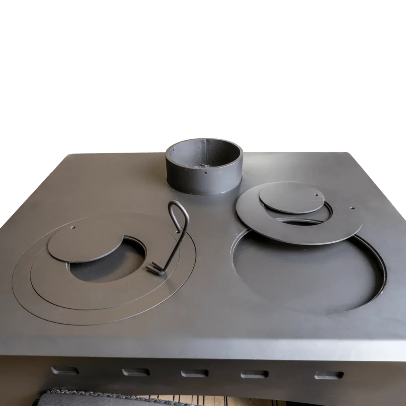 Buck Stove Homesteader Wood Burning Cook Stove 1,800 sq. ft. 28,901 BTU Black New - FP-HOMESTEADER