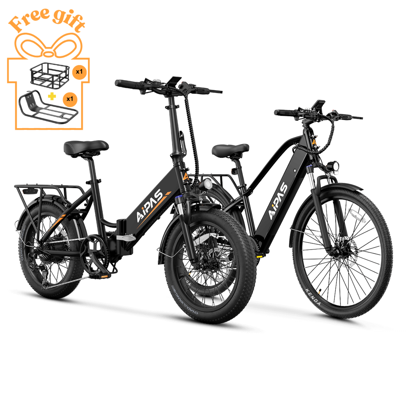 Aipas  Ebike Combo Sale C2 + A2 - Aipas-A2black+C2black