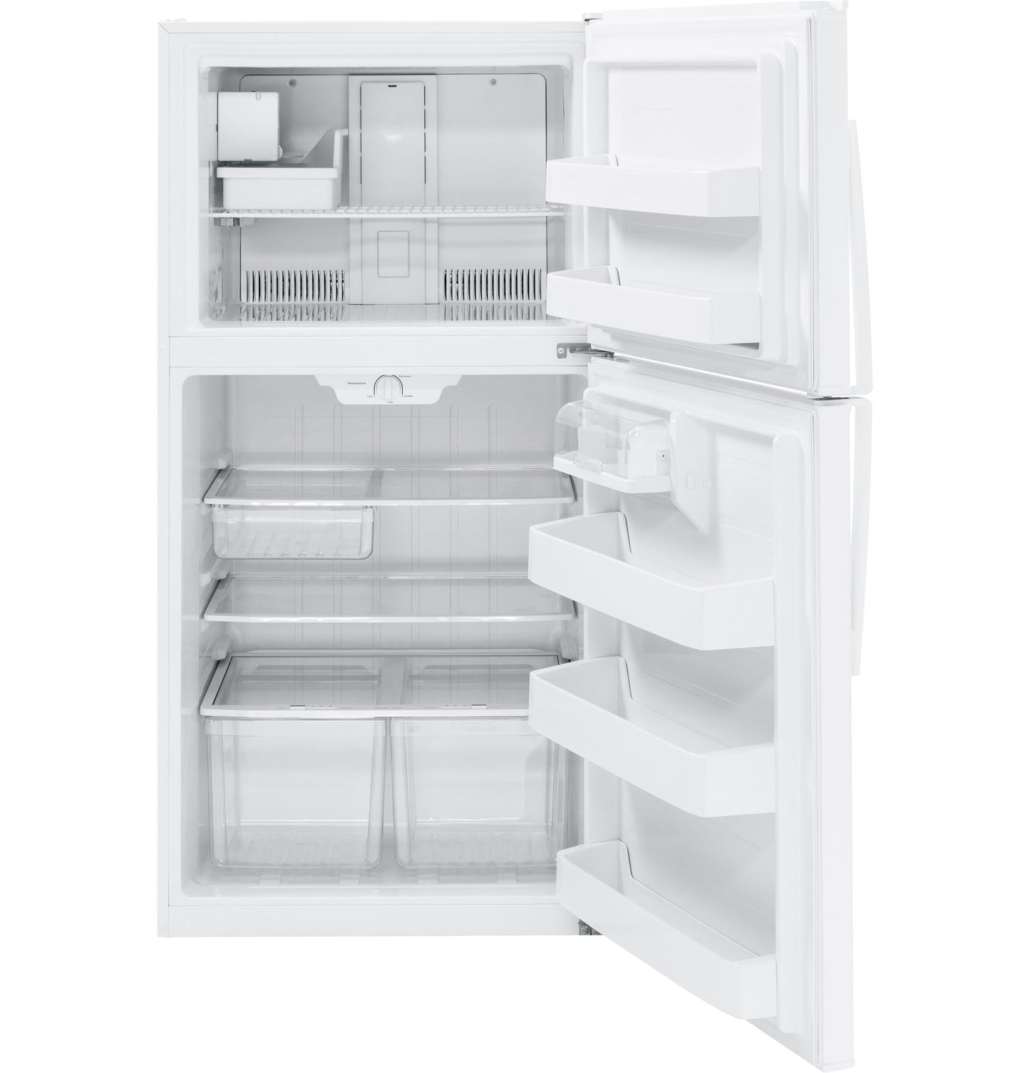 GE APPLIANCES GIE21GTHWW GE(R) ENERGY STAR(R) 21.1 Cu. Ft. Top-Freezer Refrigerator - GIE21GTHWW-KT